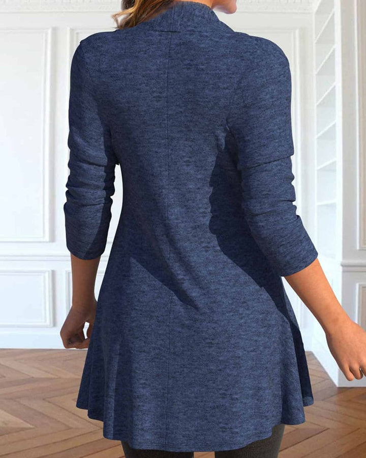 Blusa com Painéis Plissados - Adeline