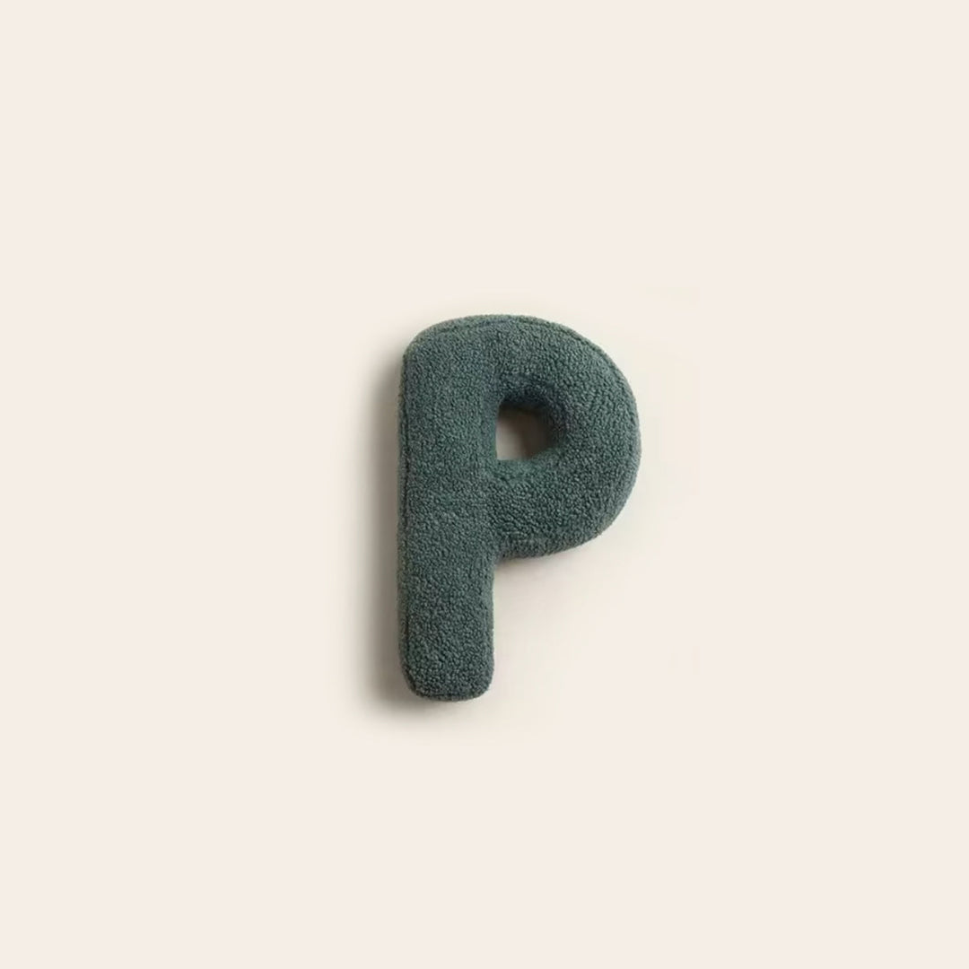 Decorative Alphabet Cushion – LetterLounge-P-The Livary