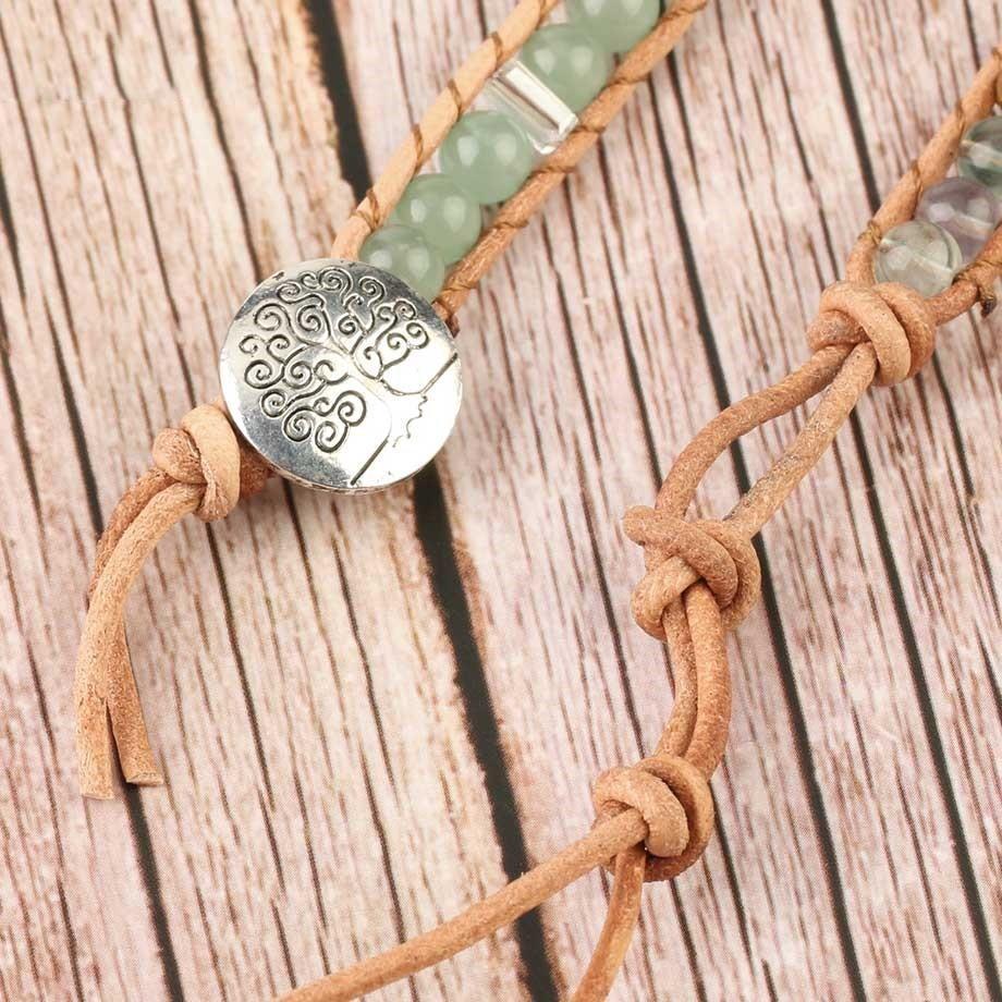 Detoxifying Fluorite Wrap Bracelet - Iris-Nora Luxe