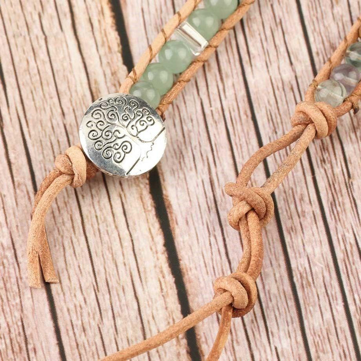 Detoxifying Fluorite Wrap Bracelet - Iris-Nora Luxe