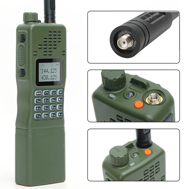 Dual-Band Walkie Talkie - CommGuard-Green-Nora Luxe