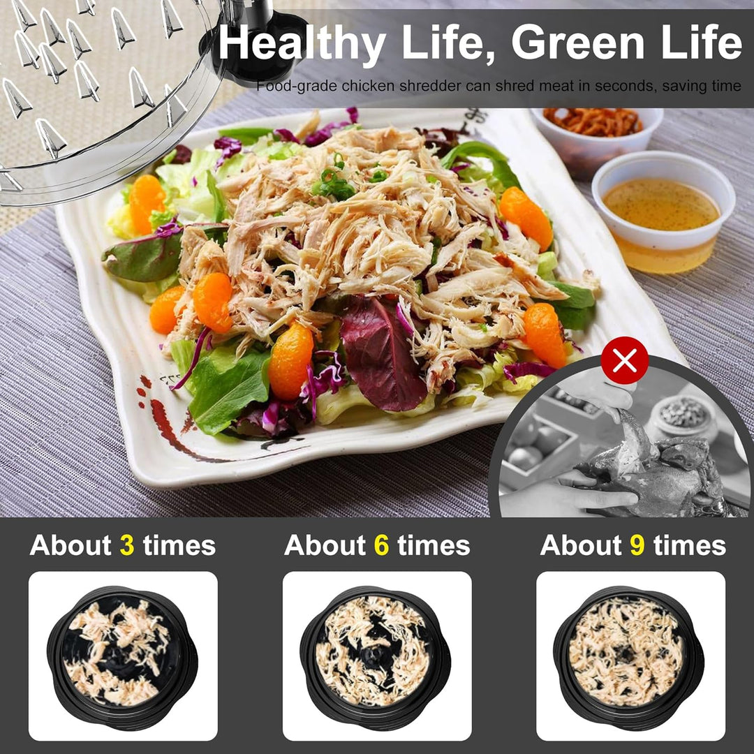Ergonomic Chicken Shredder Tool - ErgoShredder-Black-Nora Luxe