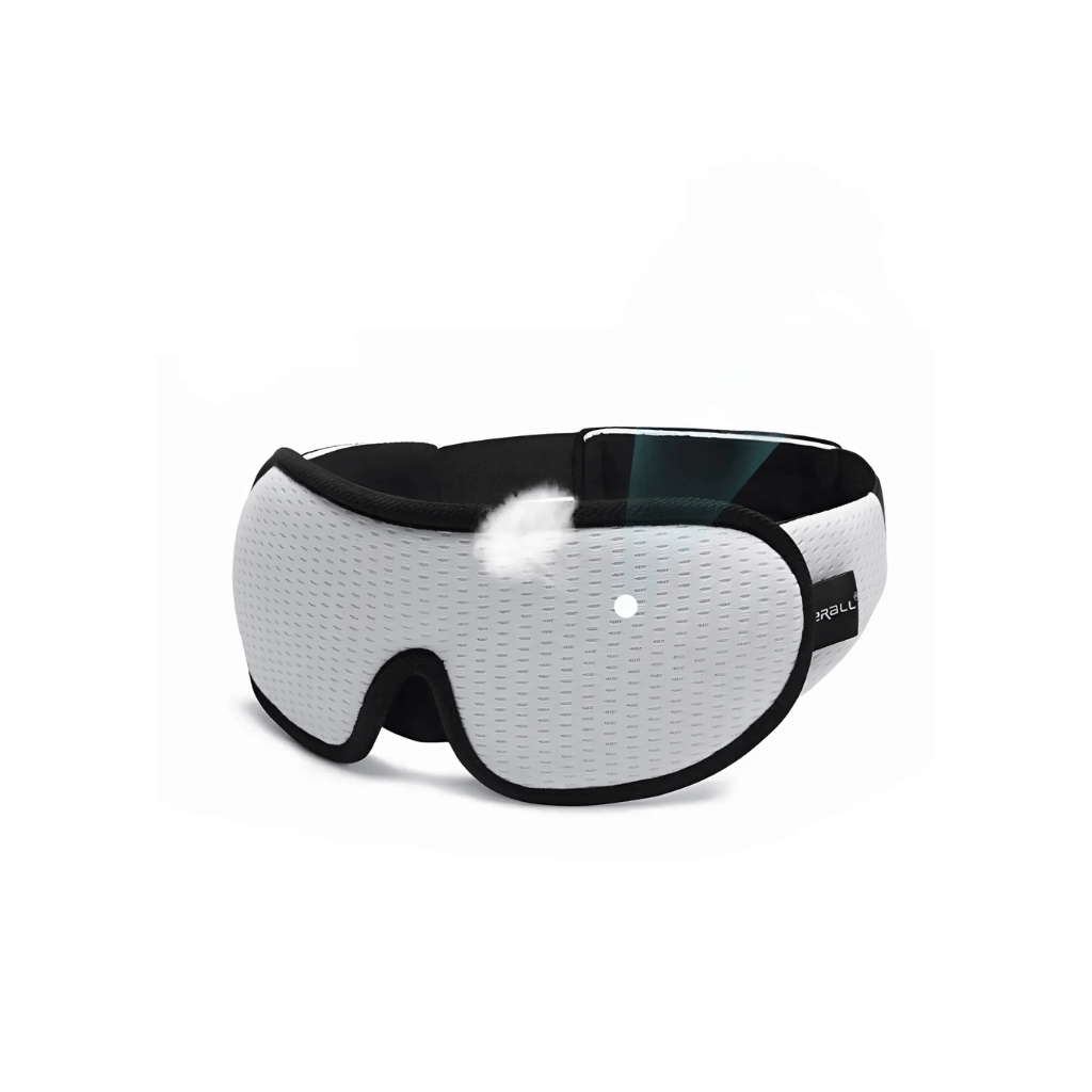 Ergonomic Sleep Mask - CloudDreamer-White-Nora Luxe