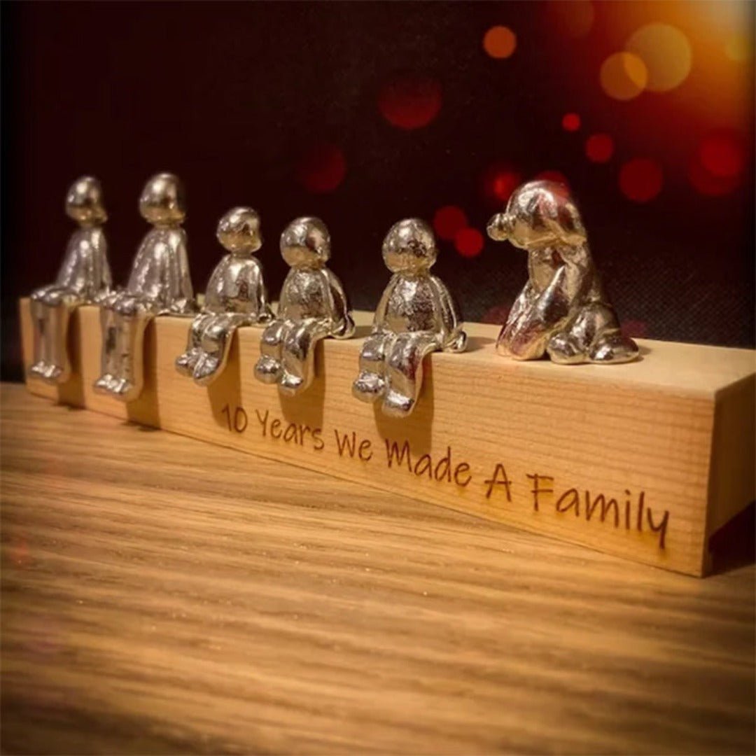 Eternal Family Relationship Sculpture - Unity-Nora Luxe