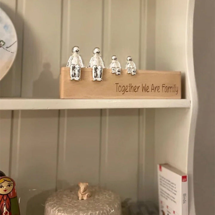 Eternal Family Relationship Sculpture - Unity-Nora Luxe