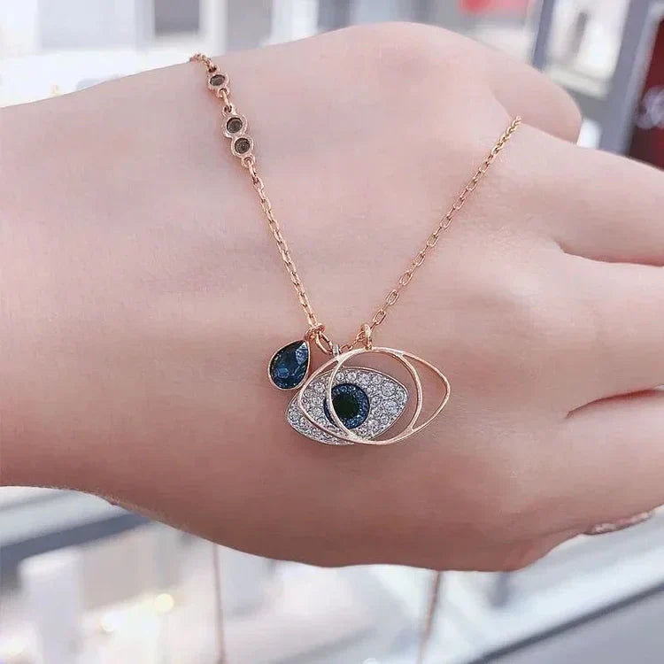 Evil Eye Necklace and Bracelet Set - Amira-Chain-Nora Luxe