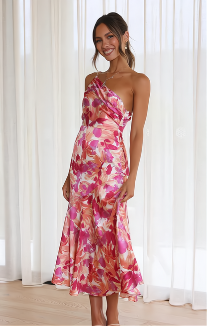 Vestido de verão elegante com estampa de flores - Zoë