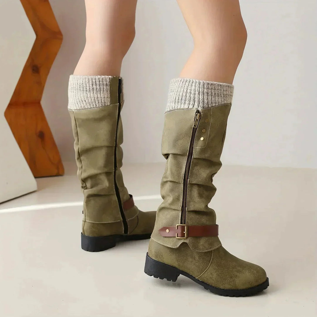 Fashionable High Women’s Boots - Isabella-Black-3.0-Nora Luxe