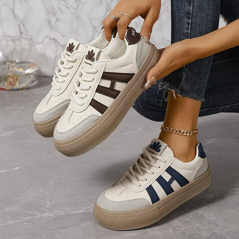 Fashionable Platform Sneakers for Women – Talia-Blue-5.5-Nora Luxe