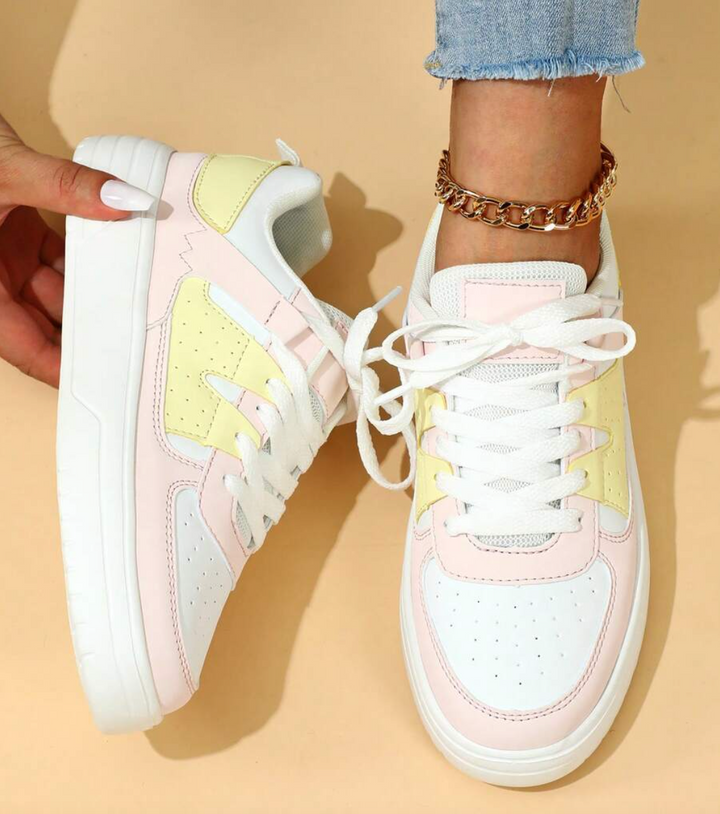 Fashionable Women's Sneakers - Naya-Rainbow 2-2.5-Nora Luxe