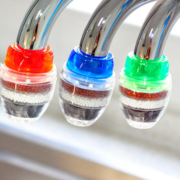 Faucet water filter - PureFlow-Red-Nora Luxe