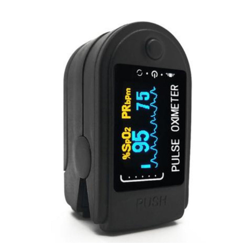 Finger-top Saturation Meter - PulseCheck-Black-Nora Luxe