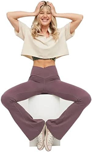 Flared Yoga Leggings - VFit-Black-2XS-Nora Luxe