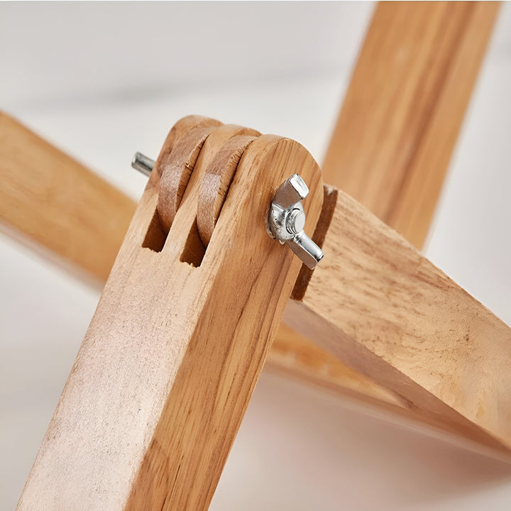 Flexible Robot Desk Lamp made of Solid Wood – LumoBot-The Livary