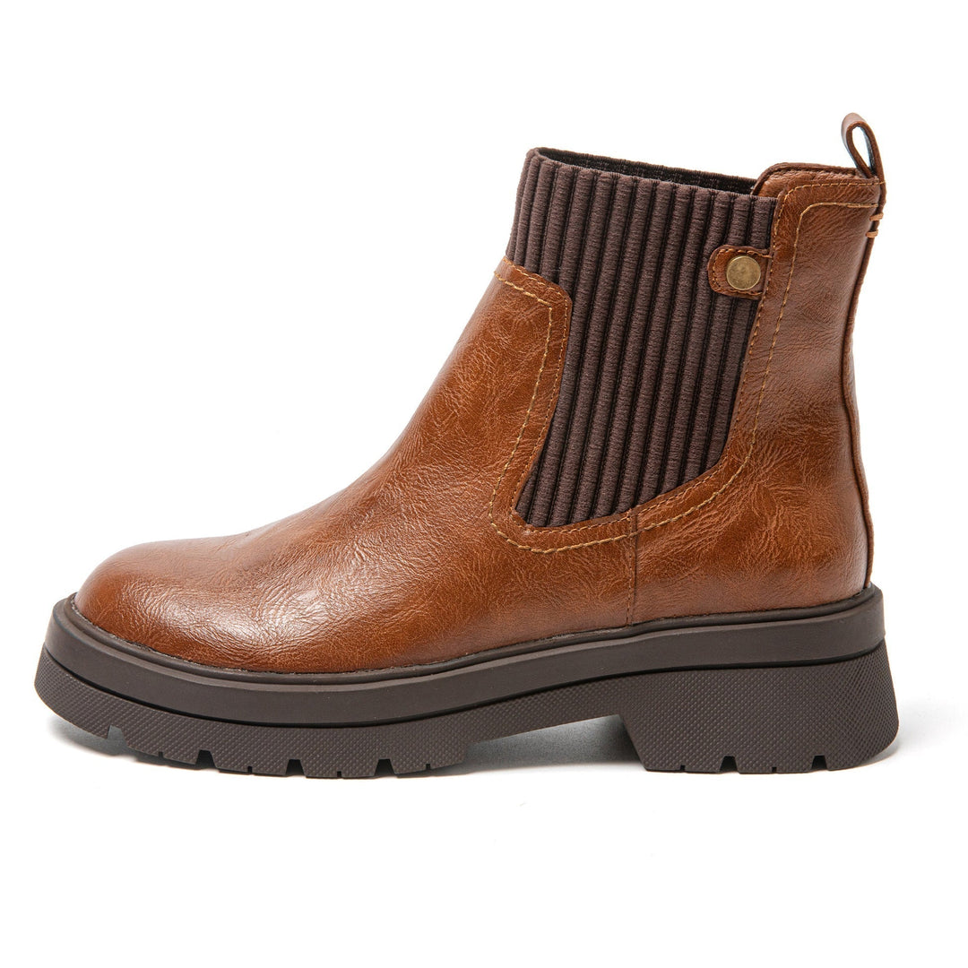 Flexible Short Ladies Boots - Elin-Brown-3.5-Nora Luxe