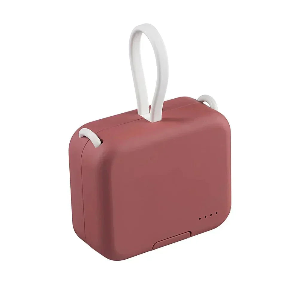 Foldable Power Bank - FoldCharge-Red-Nora Luxe