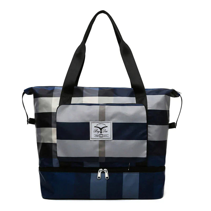 Foldable Travel Bag - FlexiCarry-Dark Blue-Nora Luxe