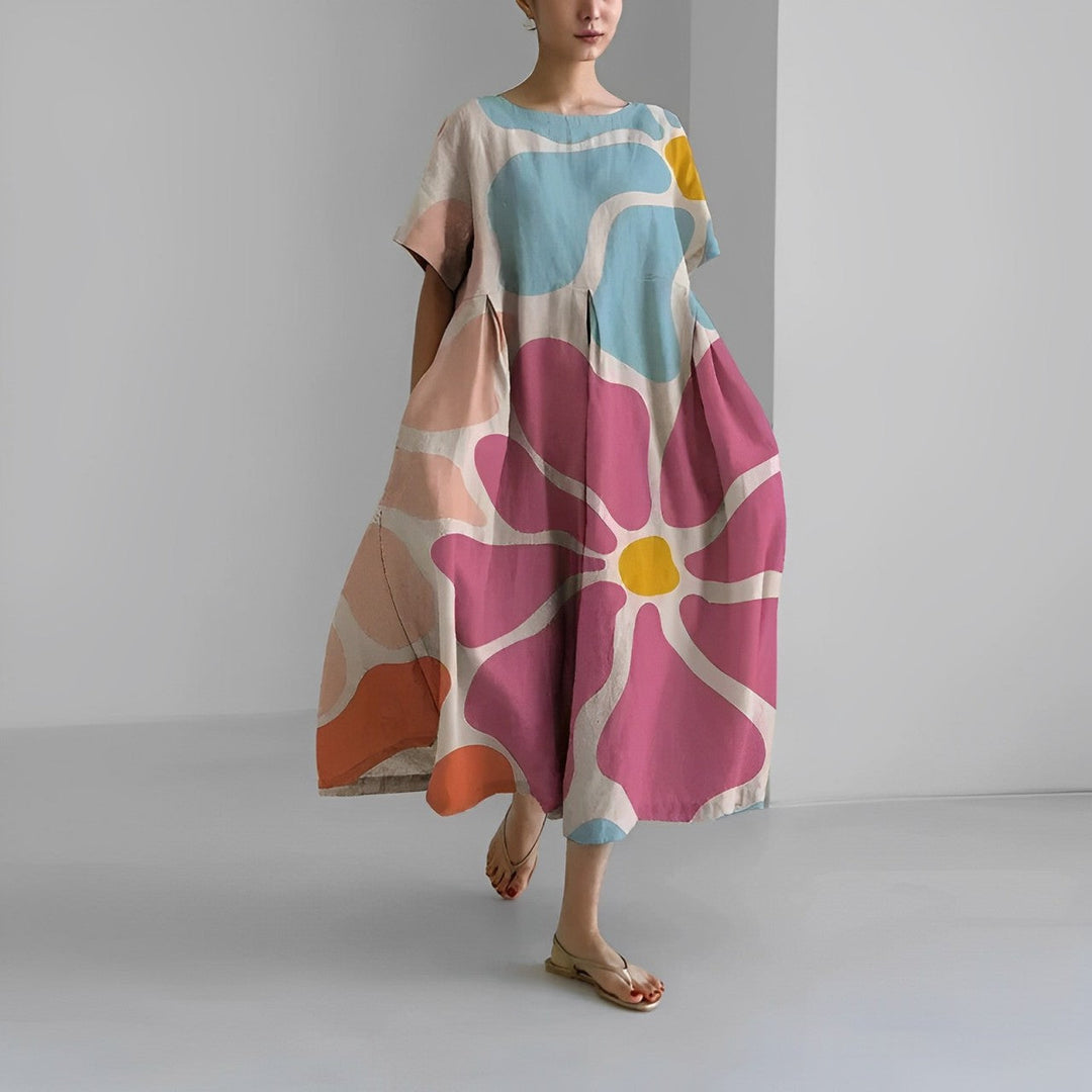 Vestido Maxi Boho de Flores - FloraChic