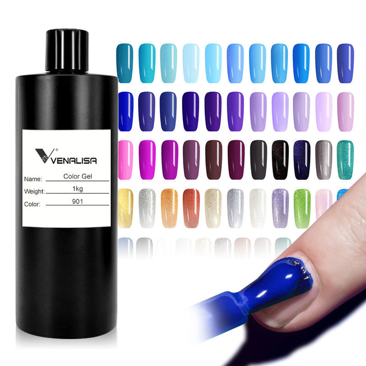 GEL NAIL VARNISH UV LED – LUXURY COLORS 0.41 fl oz-1001-Nora Luxe