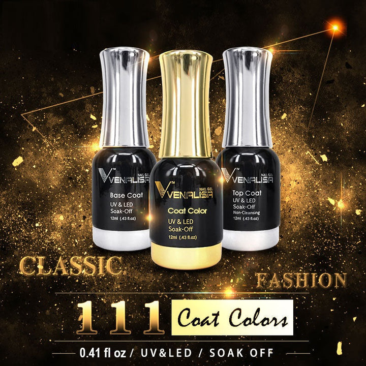 GEL NAIL VARNISH UV LED – LUXURY COLORS 0.41 fl oz-1001-Nora Luxe