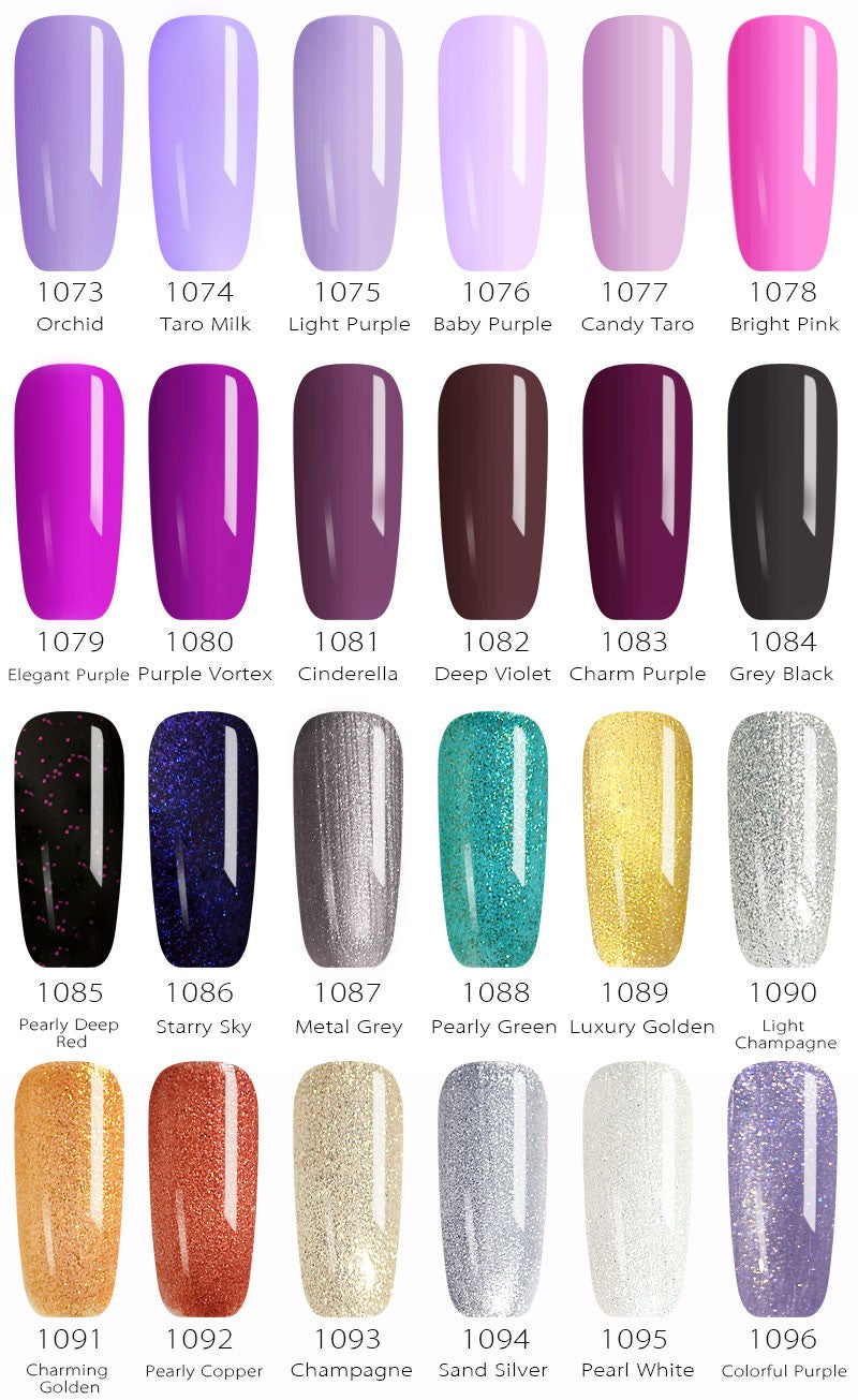 GEL NAIL VARNISH UV LED – LUXURY COLORS 0.41 fl oz-1001-Nora Luxe