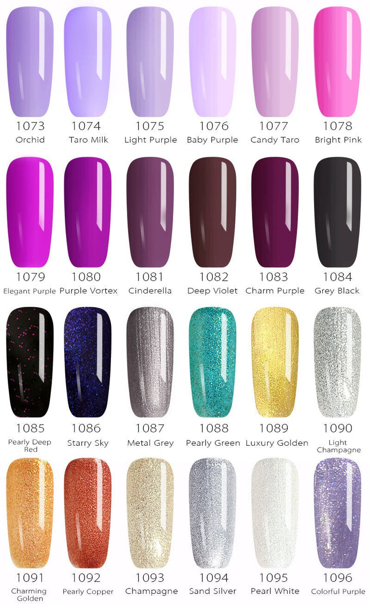 GEL NAIL VARNISH UV LED – LUXURY COLORS 0.41 fl oz-1001-Nora Luxe