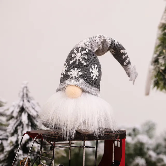 Glow-in-the-dark Christmas figure - GlowBuddy-Short Gray-Nora Luxe