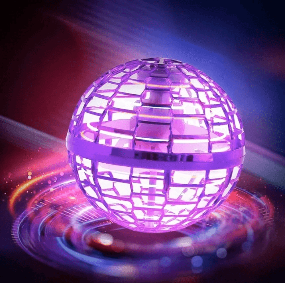 Glowing Boomerang Ball for Magical Play Fun - SkyGlider-Purple-Nora Luxe