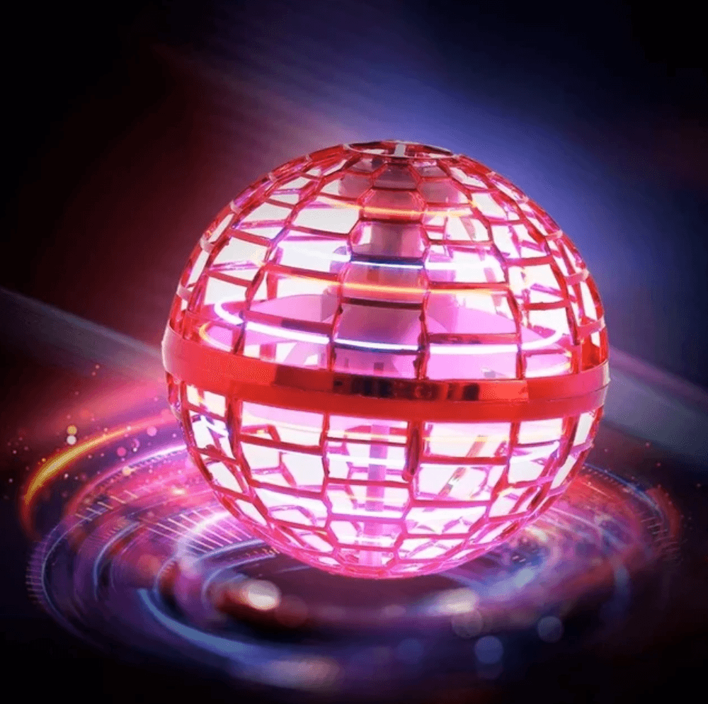 Glowing Boomerang Ball for Magical Play Fun - SkyGlider-Red-Nora Luxe
