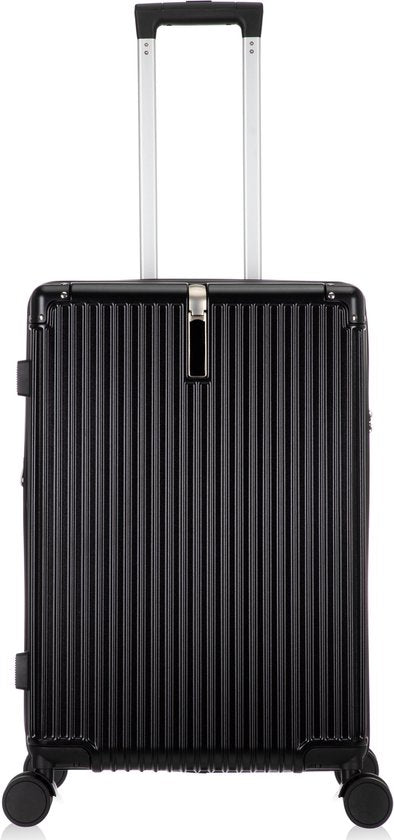 Hard case suitcase with extras – Mykonos-Black-S (39 L)-Nora Luxe