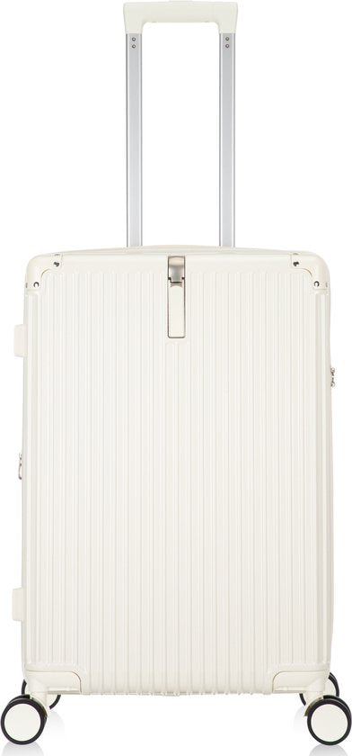 Hard case suitcase with extras – Mykonos-White-S (39 L)-Nora Luxe