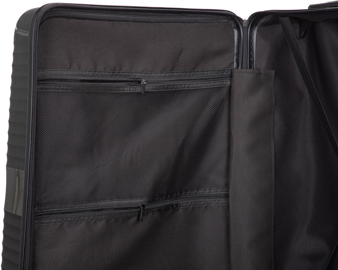 Hard Shell Blue Suitcase – Amalfi-M (65 L)-Nora Luxe