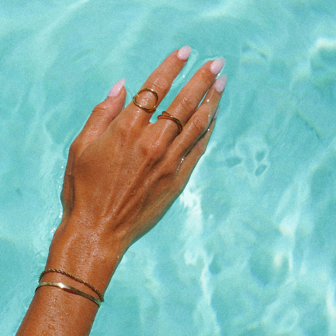 Harmonie Double Ring - Lyra-6-Gold-Nora Luxe