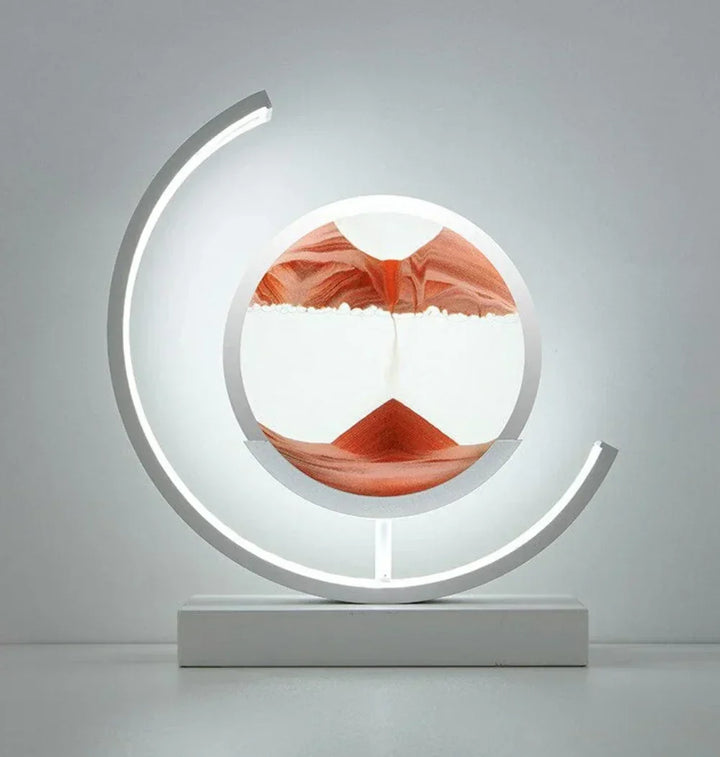 Harmony Sand Landscape Lamp - Serenova-White/Red-Nora Luxe