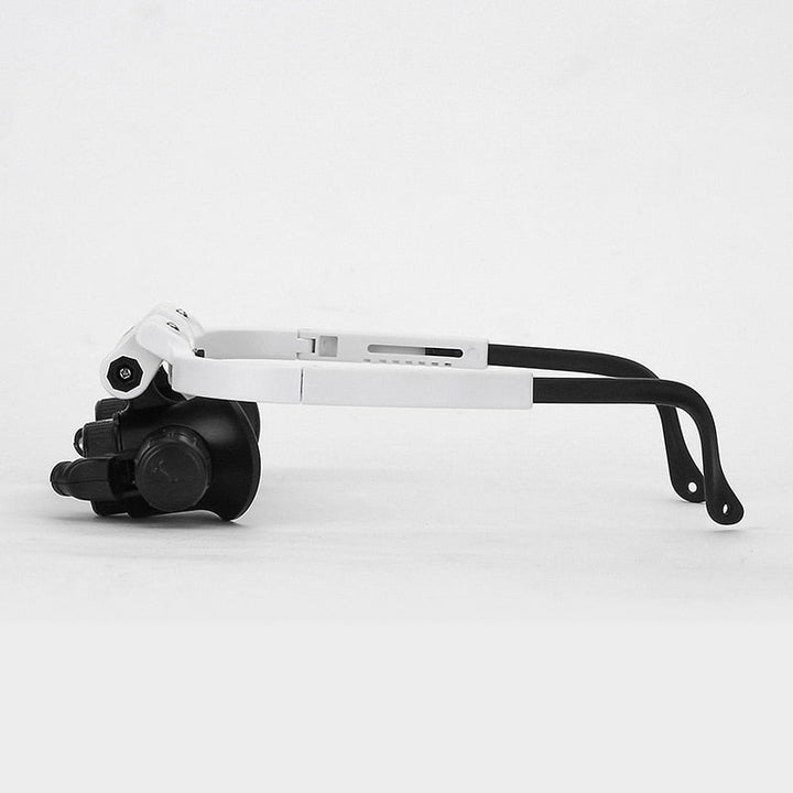 HD Magnifying Glass with LED Lighting and Interchangeable Lenses - Optiview-The Livary
