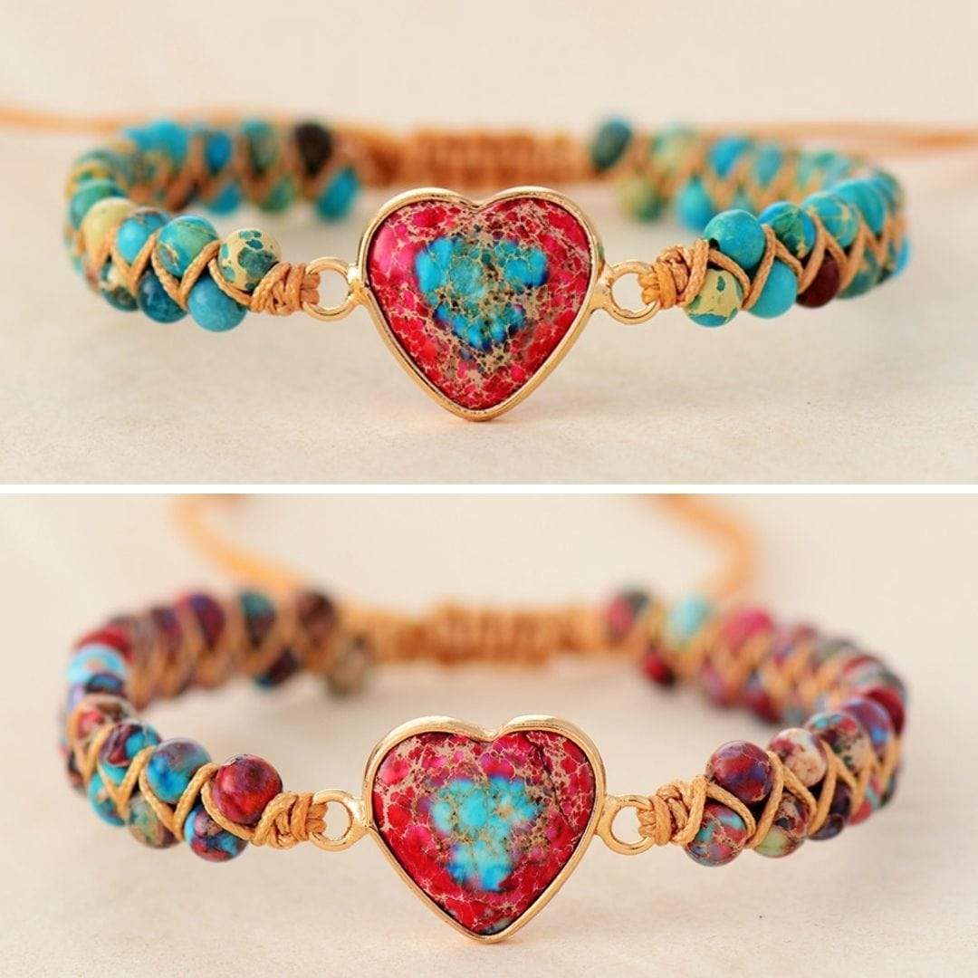 Heart of Passion Friendship Bracelet - Amalina-Red-Nora Luxe