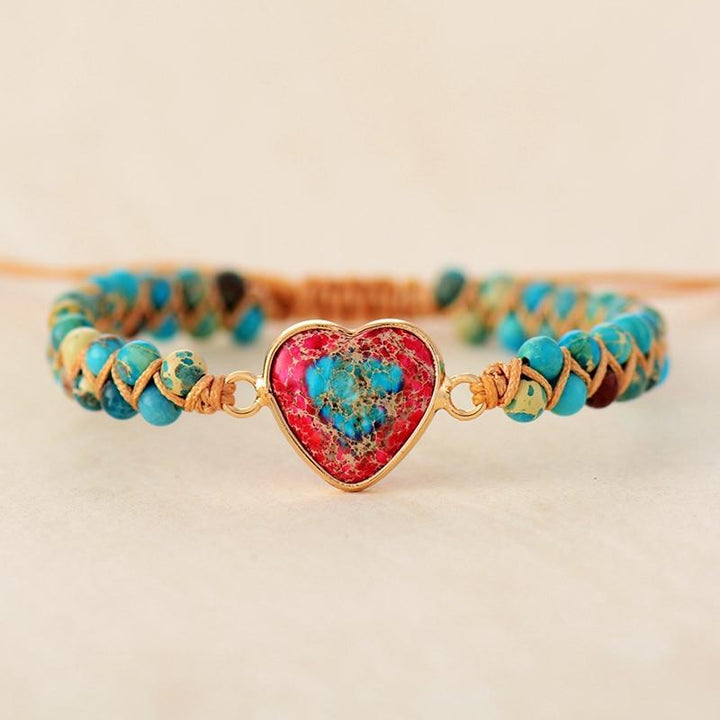 Heart of Passion Friendship Bracelet - Amalina-Turquoise-Nora Luxe