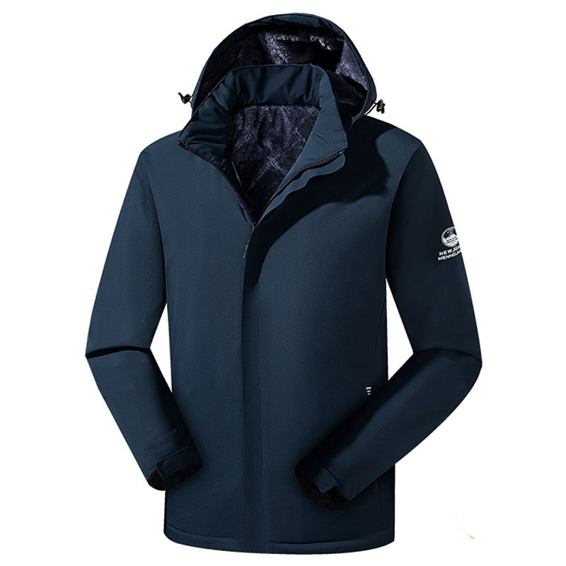 Men's Parka with Removable Hood - Victor