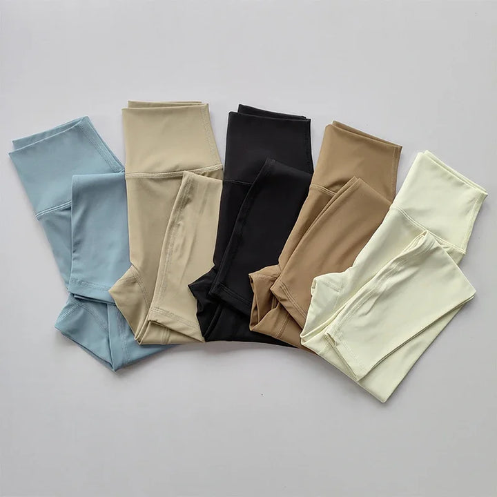 High Waist Hip Lift Yoga Legging - Aria-Blue-S-Nora Luxe
