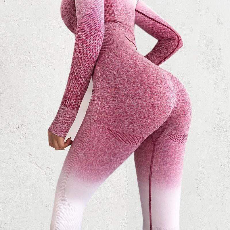 High-Waisted Shape Legging - Serena-Pink-S-Nora Luxe
