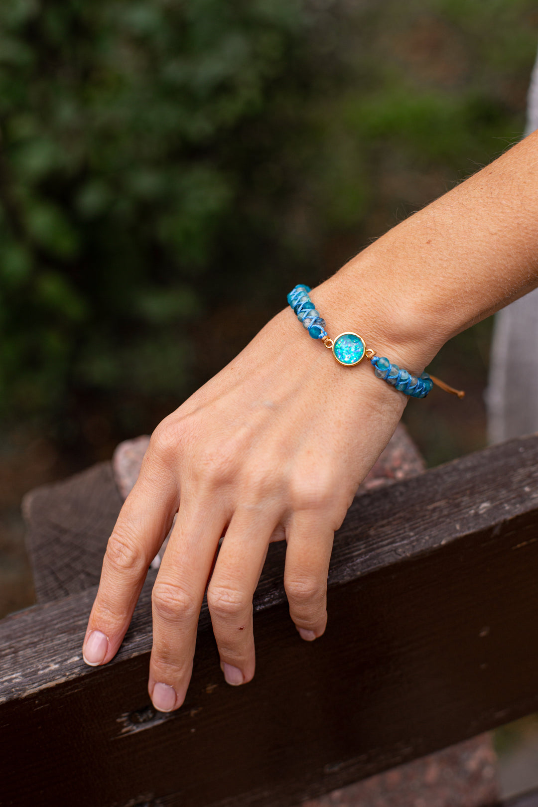 Hypnotic Blue Opal Bracelet - Liora-Nora Luxe