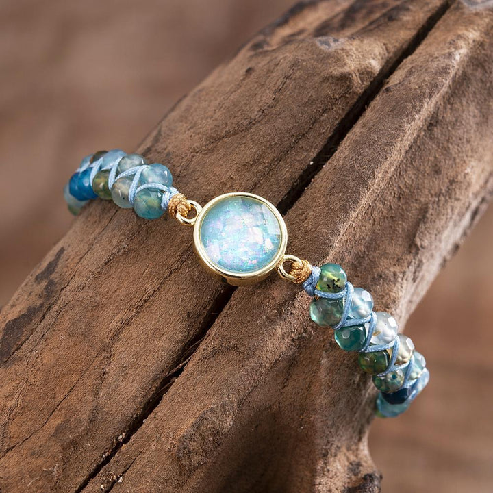 Hypnotic Blue Opal Bracelet - Liora-Nora Luxe
