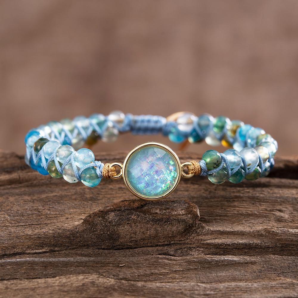 Hypnotic Blue Opal Bracelet - Liora-Nora Luxe