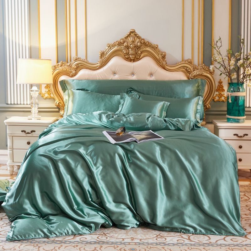 Conjunto de Roupa de Cama de Seda/Satin (4 peças) – SilkSleep