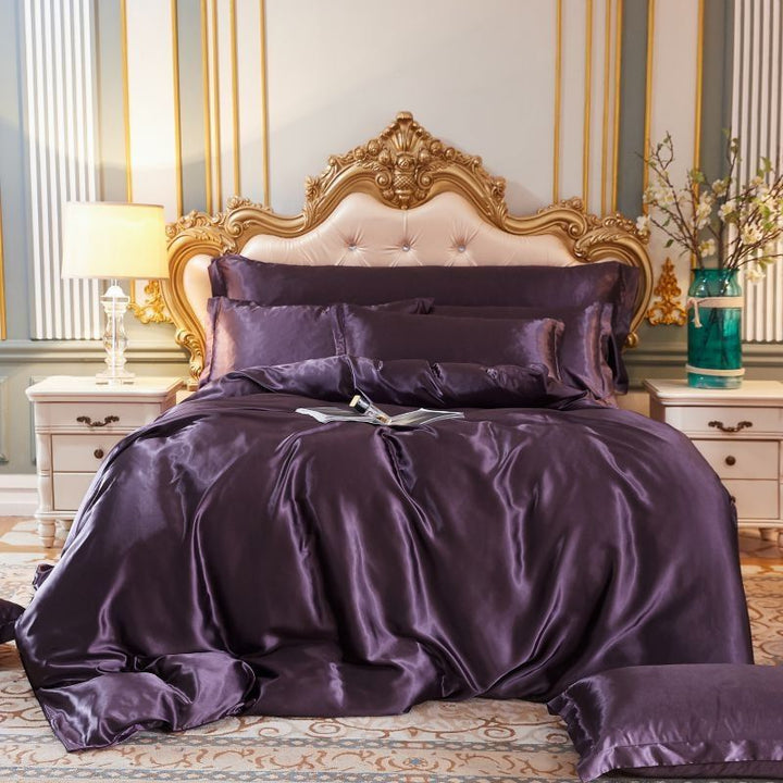 Conjunto de Roupa de Cama de Seda/Satin (4 peças) – SilkSleep