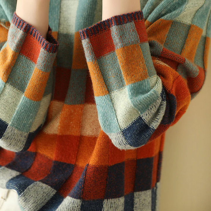 Pullover de gola alta de cashmere luxuoso - Aurora