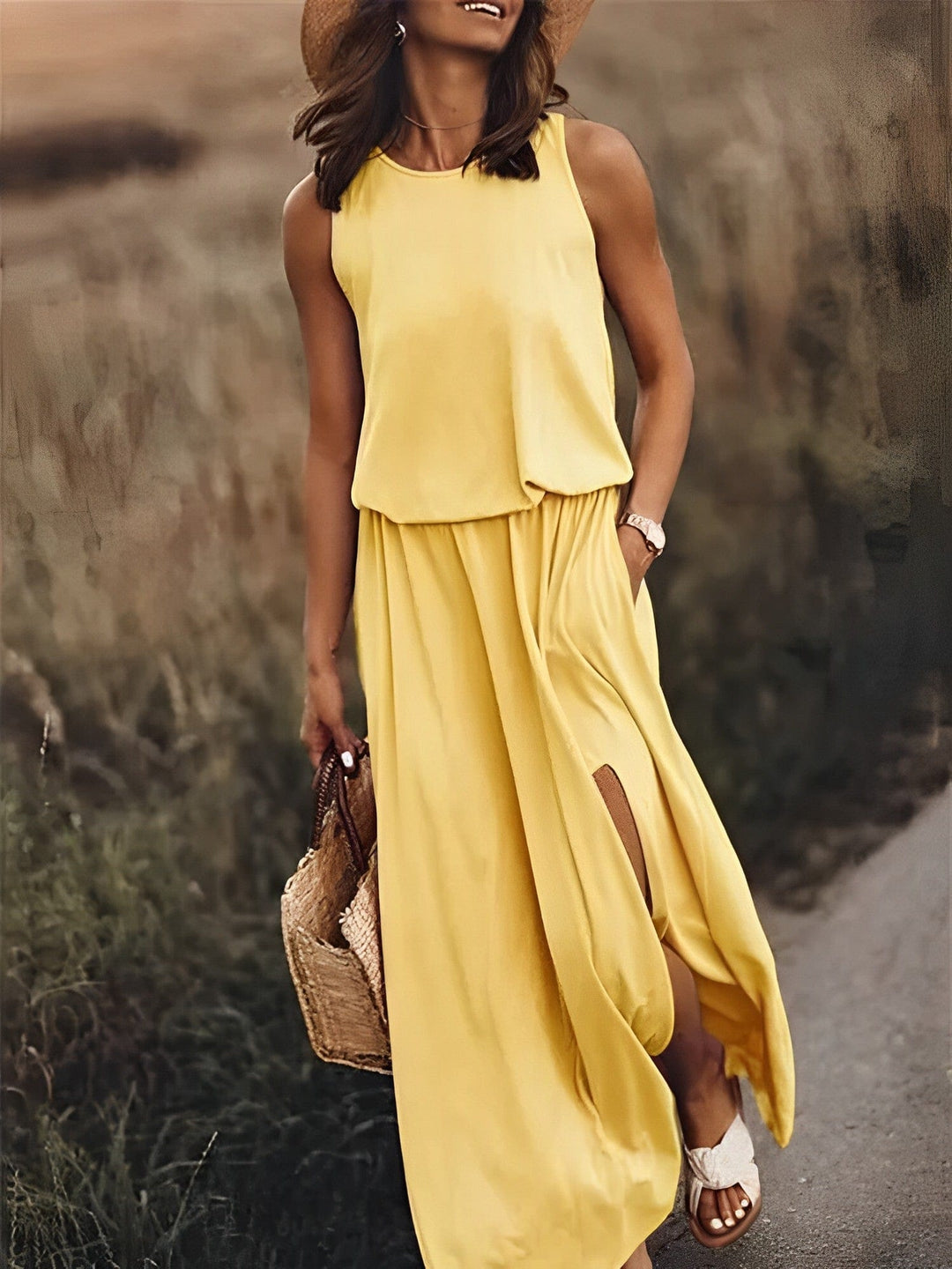 Vestido de verão estiloso e colorido - Sophie Richter