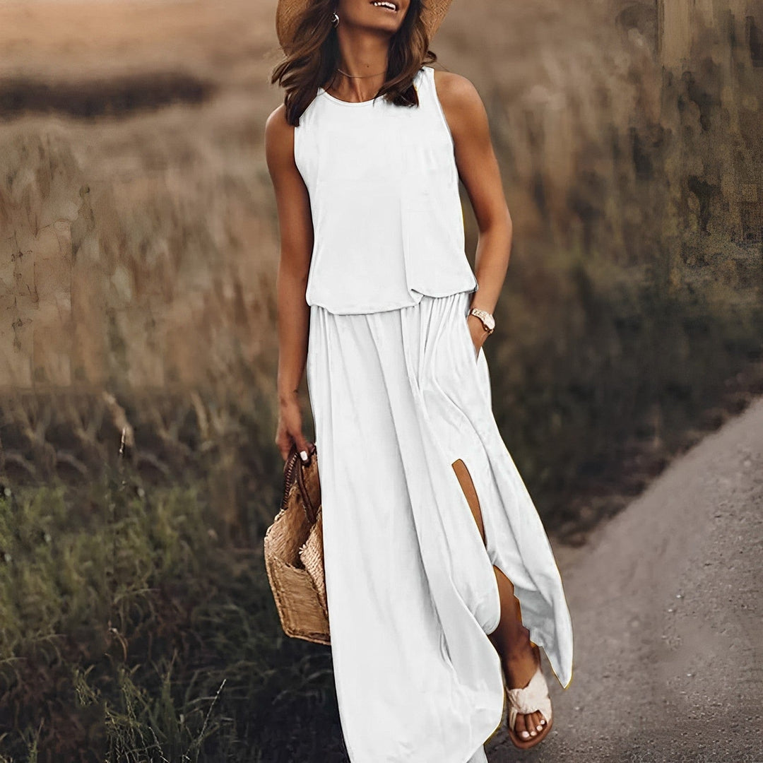 Vestido de verão estiloso e colorido - Sophie Richter