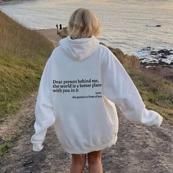 Inspiring Casual Hoodie - Alex-White-S-Nora Luxe