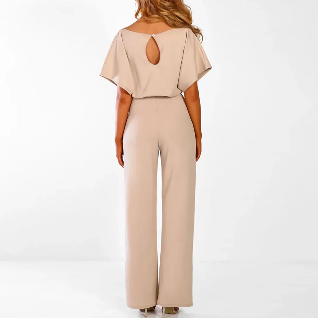 Macacão elegante com cintura que valoriza - Naomi